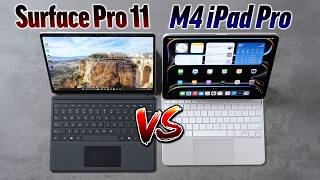 Surface Pro 11 vs M4 iPad Pro  The REAL Pro Tablet [upl. by Mcnully]