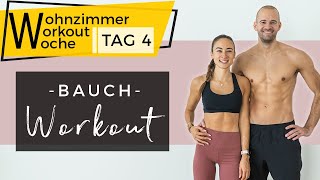 Bauch Fatburn HIIT Workout  Wohnzimmer Workout Woche  Tag 4 [upl. by Nonnad683]