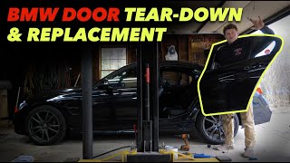 BMW DOOR TEARDOWN amp REPLACEMENT  MOST BMWs [upl. by Tallbot]