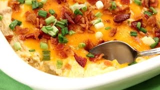 Baked Potato Casserole Recipe  Amy Lynns Kitchen [upl. by Ara]