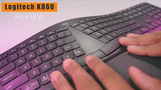 Logitech ERGO K860 Keyboard Review [upl. by Einhpad]