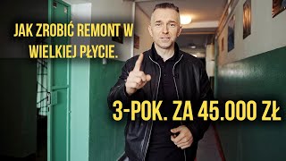 JAK ZROBIĆ REMONT W WIELKIEJ PŁYCIE 3pok za 45000 zł 008 [upl. by Oap]