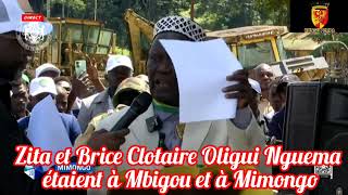 le couple présidentiel Zita et Brice C Oligui Nguema a été bien accueilli à Mbigou et à Mimongo [upl. by Asel793]