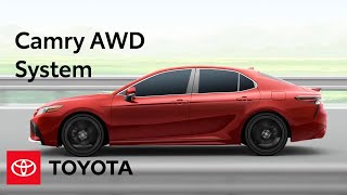 Camry AWD Features  Toyota [upl. by Pebrook170]