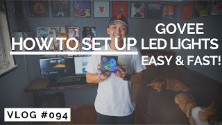 How To Install GOVEE LED Light Strips [upl. by Ingvar]