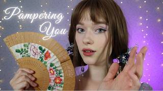 ASMR your sister will take care of your skin help you get ready for an event layered sounds [upl. by Angela]