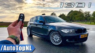 BMW 1 Series E87 130i REVIEW on AUTOBAHN No Speed Limit amp ROAD by AutoTopNL [upl. by Salomie557]