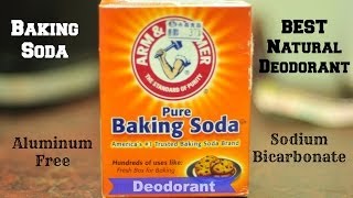 BAKING SODA BEST NATURAL DEODORANT [upl. by Lak]