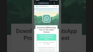 Download GB WhatsApp latest version gbwhatsappdownload shortsfeed [upl. by Bruckner11]