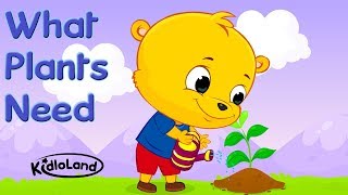 Needs of a Plant  Early Learning  Learn To Grow a Plant  Kidloland Preschool Song For Kids [upl. by Ytiak]