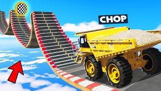 GTA 5 CRAZY PARKOUR DUMP TRUCK MOUNTAIN CHALLENGE [upl. by Anidan]