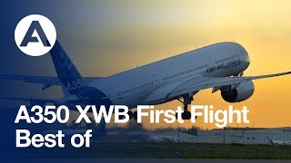 A350 XWB first flight  best of 14 June 2013 [upl. by Gannon724]