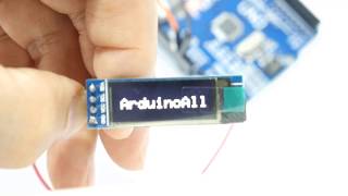 Arduino OLEd 091quot Test [upl. by Ahtelra]