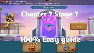 Lords mobile Vergeway chapter 7 Stage 7 easiest guide [upl. by Anhavas667]