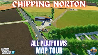 CHIPPING NORTON  Map Tour  Farming Simulator 22 [upl. by Nedyarb]