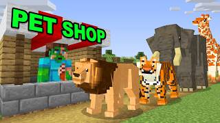 Minecraft But I Opened a Pet Shop [upl. by Vivi448]