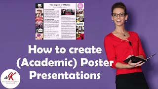 How to Create Academic Poster Presentations [upl. by Oaks]