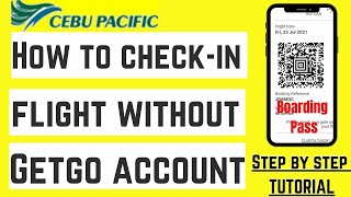 HOW TO CHECK IN CEBU PACIFIC ONLINE WITHOUT GETGO ACCOUNT cebupacificcheckinflight cebupacificair [upl. by Roze]