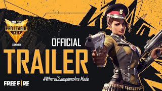 Official Trailer Free Fire Pro League 2021 Summer  Garena Free Fire [upl. by Sipple]