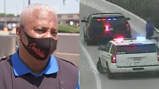 Black constable says he was racially profiled [upl. by Esnahc173]