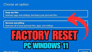 How To Factory Reset Laptop Windows 11 [upl. by Ecirp666]