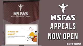 2024 NSFAS Appeals Now Open  Careers Portal [upl. by Patsis]