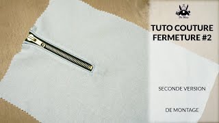 Tuto Couture  la fermeture à glissière  version 2 [upl. by Chainey]