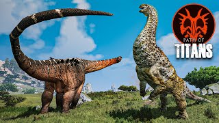 KAMPF DER GIGANTEN 🦕 CAMARASAURUS kämpft gegen ARGENTINOSAURUS ☠️🩸  Path of Titans [upl. by Cornelle825]