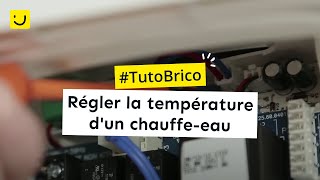 TUTO Régler la température dun chauffeeau [upl. by Inoue]