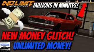 No Limit Drag Racing 20  NEW UNLIMITED MONEY GLITCH [upl. by Gnagflow]