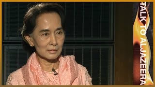 Aung San Suu Kyi There is no rule of law  Talk to Al Jazeera [upl. by Brownley228]