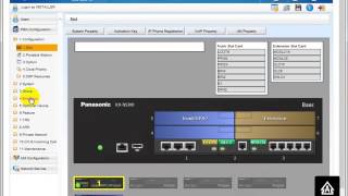 How to Configure PABX KX NS300 for Panasonic with Algorithms [upl. by Carri]