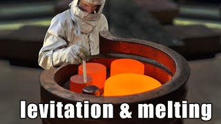 Induction Heating Melting and Levitation 4k [upl. by Artus]