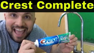 Crest Complete Extra Whitening Toothpaste ReviewAnd How To Use It [upl. by Nagaer]