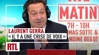 Laurent Gerra  quotIl y a une crise de voixquot [upl. by Illa]