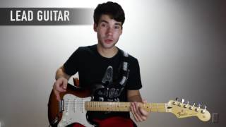 quotFloral and Fadingquot by Pierce the Veil Full Guitar Tutorial [upl. by Leahciam]