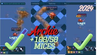 10050 MICES GAMEPLAY  Archie play tfm in 2024  Transformice [upl. by Grussing]