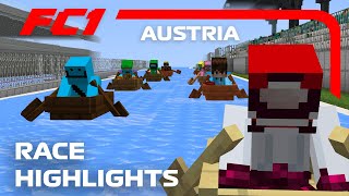 Minecraft F1 Boat Race  Austrian GP 2021 [upl. by Warton548]