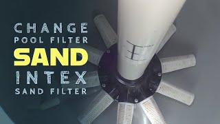 Change Pool Filter Sand  Intex Sand Filter  ZeoSand [upl. by Quincy]