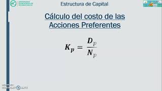 CÁLCULO DEL COSTO DE LAS ACCIONES PREFERENTES [upl. by Bush]