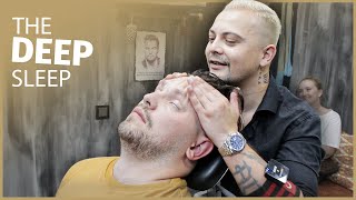 ASMR  Who Want To Sleep Deep In Peace turkish barber massage [upl. by Waynant]