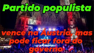 Partido populista vence na Áustria mas pode ficar fora do governo [upl. by Narton]