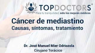 Cáncer de mediastino causas síntomas tratamiento [upl. by Tammy]