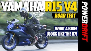 Yamaha R15 v4  What A Motorcycle  First Ride Review  PowerDrift [upl. by Sheley]