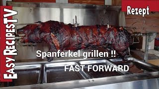 Spanferkel grillen [upl. by Sidnarb658]