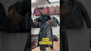 Original leather manufacturers in Delhi leather jacket shortsvideo [upl. by Faucher]