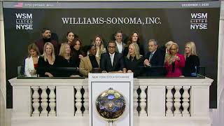 WilliamsSonoma Inc NYSE WSM Rings The Opening Bell® [upl. by Taima]