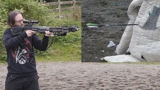 Old vs New  Bows and Crossbows tested on Butted and Riveted Mail Armor quotChainmailquot [upl. by Mutua]