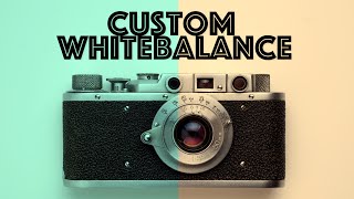 How to Set a Custom White Balance PanasonicLumix [upl. by Nordek735]