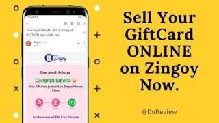 How to Sell Gift Cards Online  How to Sell Gift Cards on Zingoy  Hindi Sell Gift Card Online [upl. by Nodyarg279]